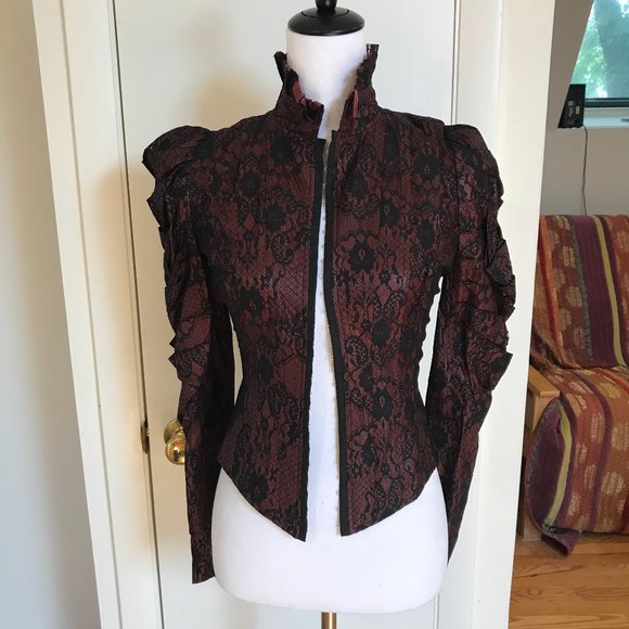 Lip Service Jackets & Blazers - Lip Service Very Rare Dutchess de Sade Gothic Victorian Jacket Blood XS